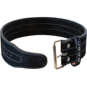 Ceinture de musculation en cuir de vachette noire, réglable avec fermeture auto-agrippante, unisexe, respirante, antidérapante, protection professionnelle pour la taille - Product Image 2
