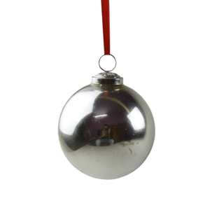 Ideal para Decoración de Fiestas de Año Nuevo, Bola Colgante Navideña con Diseño de Acabado Pintado en Rojo, Bola Decorativa - Product Image 3