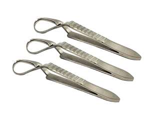 คีมหนีบผ้าขนหนู JonesTowel ขนาด 5 ซม. 7 ซม. ผลิตจากเหล็กกล้าไร้สนิมเยอรมัน ได้รับการรับรองมาตรฐาน CE ฆ่าเชื้อได้ ขายดีอันดับต้นๆ โดย Surgiright - Product Image 5