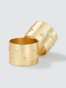 Anillo para servilletas de metal refinado, adecuado para eventos domésticos de alta gama y presentaciones profesionales en hostelería. - Product Image 3