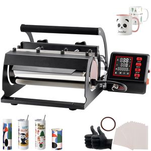 Pressa a Caldo 110V per Tazze da 30oz e Magliette, Riscaldamento Rapido e Uniforme, Compatibile con Carta per Sublimazione, Nastro, Guanti - Product Image 1