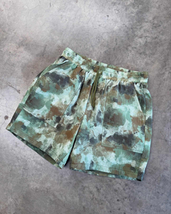 Ensemble de jogging streetwear personnalisé en nylon, coupe-vent camouflage imprimé, ripstop, unisexe, veste à manches longues et short de survêtement - Product Image 2