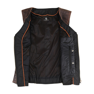 Women <b>Leather</b> <b>Biker</b> Waistcoat Slim Fit Vintage Motorcycle <b>Vest</b> Sleeveless Outerwear V Neck Pockets Casual Windproof Fashion - Product Image 5