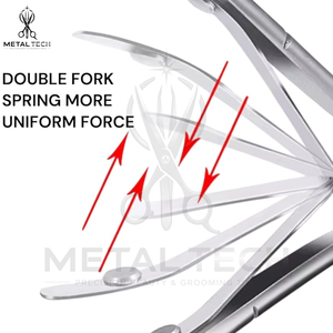 Hair Extension 7 Flat-Tip Fusion Bond Tool with Textured Grip Teeth, Bead & Keratin Extension Install and Removal <b>Clamp</b> - Product Image 2