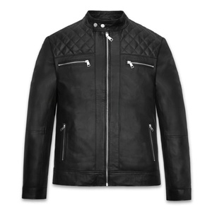 New Arrival Men's High Quality Fashion Design Leather Jacket For Sale In Wholesale Price With Custom Logo Men Leather Jackets - Product Image 6