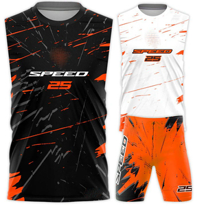 High Quality Men's Adult 7v7 Custom Logo Jerseys Breathable Short Silk Screen Printed Viscose/Cotton Quick Dry Uniforms - Product Image 6