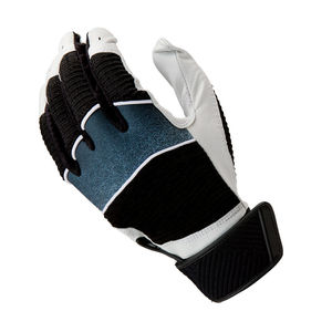 Premium Quality Custom Baseball Batting Gloves Leather Adults Long Cuff Breathable Ambidextrous <b>Hook</b> Loop Closure Gloves - Product Image 5