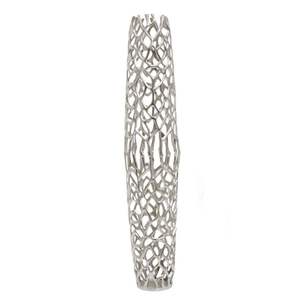 Jarrón Nórdico de Aluminio Plateado |   Jarrón de Arte Geométrico Creativo |   Jarrones de Aluminio de Lujo para Decoración del Hogar, Venta al por Mayor - Product Image 4