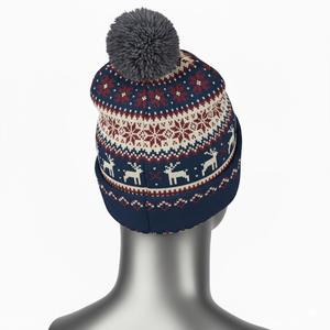 Gorro de Punto Personalizado con Bordado a Mano, Gorro Cálido de Invierno para el Mercado Europeo y Americano, Jacquard 2026 - Product Image 6