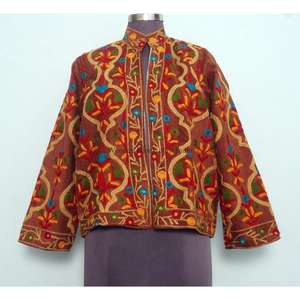 Vestes Cotrise brodées sur mesure vintage, rembourrées en coton, artisanat artisanal, coupe-vent, multicolores, écologiques, épaisses - Product Image 1