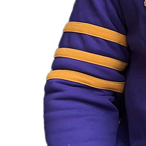 <b>Purple</b> Men's Embroidered Psi Phi Letter <b>Cardigan</b> Sweater Full Sleeve Knitted Wool/Cashmere Blend Thick Winter Wear - Product Image 6