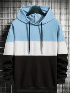 Sudaderas con capucha para hombre, sudaderas con estampado de bloques de color en 3D para hombre, estilo informal, estilo sencillo, jersey extragrande, top de otoño e invierno - Product Image 2
