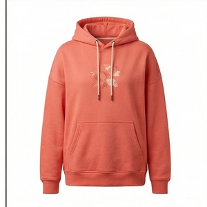 Sweat-shirts à capuche surdimensionnés pour femmes avec poche avant, sweat-shirt à capuche en coton lourd, streetwear tendance, pull-over, vêtements de sport - Product Image 1