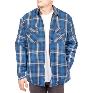 High Quality ARTIZ INTERNATIONAL Winter <b>Mens</b> Plaid <b>Flannel</b> Streetwear Shirt <b>Jacket</b> Hooded Thermal Fleece Windproof Eco-Friendly - Product Image 1