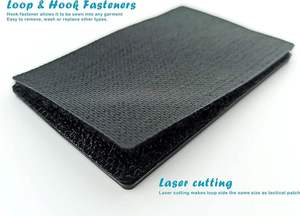 Patch personnalisé en PVC drapeau USA, vente en gros, OEM/ODM, badge tactique moral avec fixation Velcro, idéal pour sacs, casquettes, etc. - Product Image 2