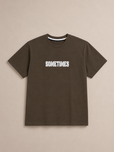 เสื้อยืดลำลองผู้ชายทรงโอเวอร์ไซส์ ผ้าคอตตอนผสมเนื้อหนัก 290 GSM พรีเมียม พิมพ์ลายด้านหน้าและด้านหลัง ป้องกันการยับ - Product Image 2