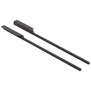 Perfil de borde moderno para armario, tirador de aluminio montado en superficie, herrajes para muebles de hogar, para puertas de armario. - Product Image 3