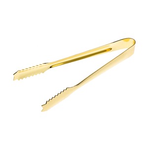 Pinzas Clásicas de Metal para Hielo con Diseño de Rosas en Relieve, Acabado Dorado y Plateado, Accesorios Reutilizables para Bar - Product Image 2