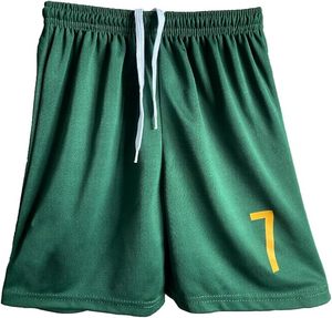 Conjunto de camiseta de fútbol para hombre y niño, uniforme rojo y verde de manga corta que absorbe la humedad, pantalones cortos con cordón y calcetines - Product Image 2