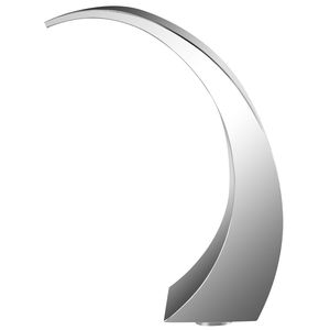 Fontana a Cascata in Acciaio Inox 39x20x3.8 cm Argento per Piscine Giardini Parchi Decorazione Esterna - Product Image 2