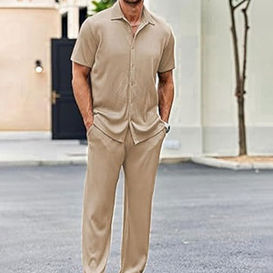 Top Selling Men Co-Ord Set Stylish Matching Outfit Custom Made Men Co-Ord Set Wholesale Supply - Product Image 2