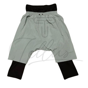 กางเกงขาสั้นออกกำลังกายสำหรับผู้ชายมุสลิมทรงสปอร์ตคุณภาพสูง ระบายอากาศได้ดี แห้งเร็ว เป็นมิตรกับสิ่งแวดล้อม ความยาวระดับเข่า เอวกลาง ดีไซน์เรียบร้อย - Product Image 5