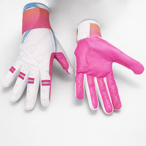 Gants de baseball en cuir robustes les plus vendus Options de taille de couleur personnalisées-Tailles pour jeunes adultes pour l'entraînement au bâton sportif - Product Image 1