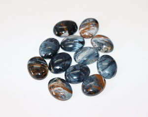 Pierre précieuse ovale en pietersite bleue de qualité AAA, 20*15 mm, 100% naturelle, pour la création de bijoux, au prix de gros - Product Image 3