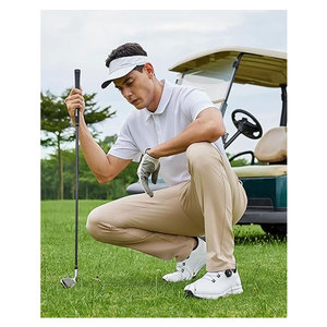 Mens Classic Fit Stretch Golf and Dress <b>Work</b> Pants All Day Comfort Performance <b>Trousers</b> for Business and Travel Comfortable - Product Image 4