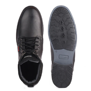 Bottes décontractées noires pour hommes par Red Chief – Chaussures robustes pour le quotidien, confortables pour l'extérieur, style urbain contemporain, idéales pour les voyages - Product Image 6