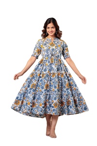 Vestido para mujer Vestido acampanado personalizado para verano Iglesia formal Carrera Tamaño personalizable Tallas grandes Mujeres Fabricación al por mayor - Product Image 2