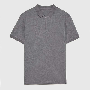 Camisetas Polo para Hombre de Talla Grande, 210g, Algodón, de Alta Calidad, con Logotipo Personalizado, Color Gris, Ropa Deportiva, Marca Glory, Superventas, Buen Precio - Product Image 4