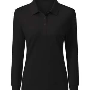 Camiseta Básica de Manga Larga para Mujer, 100% Algodón, Ligera, Suave, Informal - Product Image 1