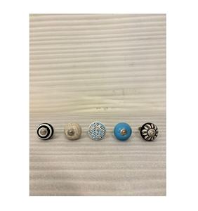 Tiradores de Cerámica Pintados a Mano, Pomos Decorativos para Gabinetes, Manijas Artísticas Únicas para Muebles, Pomos de Cerámica Premium - Product Image 1