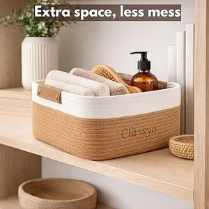 Customised Jute Cotton <b>Storage</b> Gift <b>Basket</b> <b>Rectangle</b> case Closet Packing Wedding Organizer Box Jute <b>Basket</b> Handwoven <b>Basket</b> Bins - Product Image 4