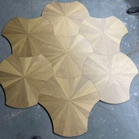 Parquet carré en chêne au design moderne Lotus Multicouche Engineered Click Lock Living Room Smooth Technics Garantie de 5 ans