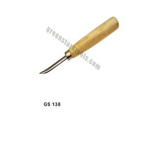 Herramienta de pulido curvada con mango de madera para joyería, herramienta de pulido de metal y arcilla, herramienta manual de orfebrería | N.° de artículo GS-138 - Product Image 2