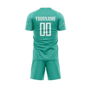 Tenue de sport personnalisée pour l'entraînement en équipe, uniforme de football en polyester respirant, maillots de football pour hommes à 5 $ - Product Image 3