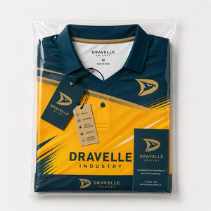 เสื้อคริกเก็ตระดับพรีเมียมสำหรับผู้ชาย เสื้อแข่งขันโพลีเอสเตอร์น้ำหนักเบา โลโก้สั่งทำได้ ระบายอากาศได้ดี ชุดกีฬาสำหรับทีม - Product Image 5