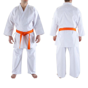 Martial Arts Training Suit for Judo and Karate: Adult & <b>Kids</b> Cotton Gi with <b>Belt</b> - Product Image 1