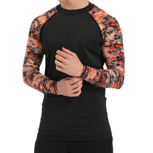 Chemises de compression respirantes à séchage rapide écologiques pour hommes, personnalisables OEM, Rash Guard BJJ MMA Karaté Muay Thai Arts Martiaux - Product Image 5