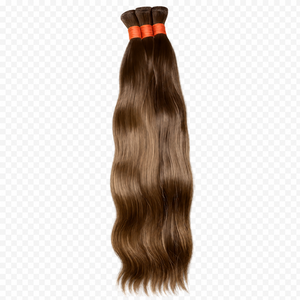 Cheveux humains naturels bruts Remy d'Inde du Sud de 26 pouces, ondulés, noirs naturels, non traités, pour tressage et fabrication de perruques - Product Image 3