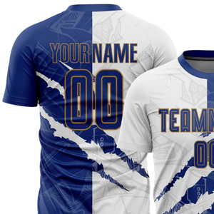 เสื้อฟุตบอลแบบกำหนดเองสำหรับทีมกีฬา แขนสั้น ระบายอากาศ แห้งเร็ว ชุดกีฬาสำหรับสโมสรฝึกซ้อม - Product Image 3
