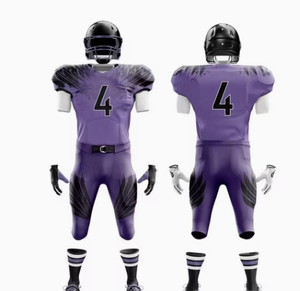 Uniformes de Fútbol Americano Personalizados para Jóvenes y Adultos, Uniformes de Fútbol Americano Cómodos Sublimados - Product Image 6