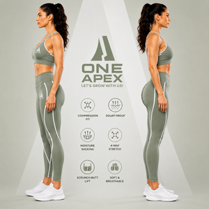 Women Scrunch Butt Yoga Set Cross Back Sports Bra High Waist Compression Leggings Activewear Set - Product Image 2