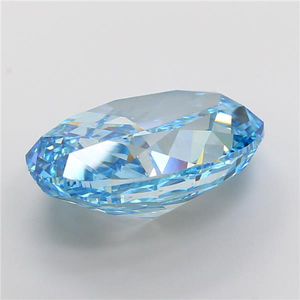 Diamante Azul Cultivado en Laboratorio de 20.02 Quilates, Corte Ovalado, Certificado IGI, Claridad VS2, Diamante Suelto con Pulido EX, Corte VG, Gema para Joyería Personalizada - Product Image 2