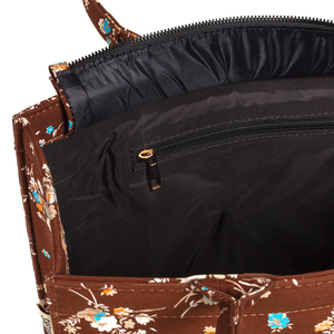 Bolsa de Mano de Lona Estampada en Color Marrón, Venta al por Mayor, Impresión de Logotipo Personalizado, Bolsa de Mano de Algodón con Logotipo Personalizado - Product Image 4