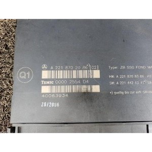 โมดูลควบคุมประตูรถยนต์ S-class ปี 2005-2013 มือสอง ของแท้ รหัสอะไหล่ A2218702086 - Product Image 2