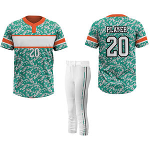 Uniforme de Béisbol Personalizado para Hombre, Transpirable, Antibacterial, de Secado Rápido y Alta Calidad, para Softbol - Product Image 3