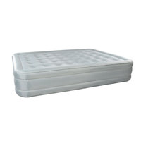 Matelas pneumatique double pliable en PVC moderne et durable avec logo personnalisé, pompe intégrée, pour camping, maison, hôpital, hôtel, école